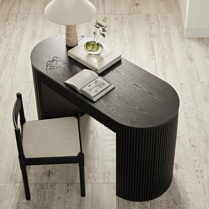 Bureau Maru à 1 tiroir, noir