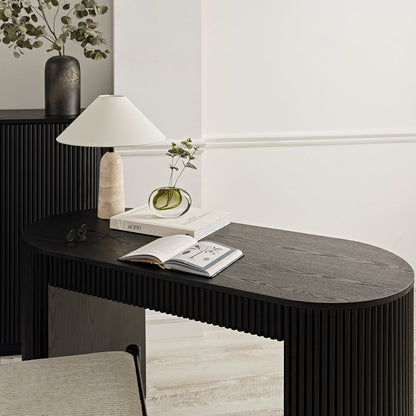 Bureau Maru à 1 tiroir, noir