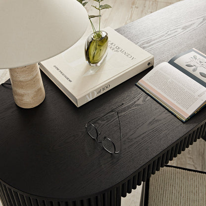 Bureau Maru à 1 tiroir, noir