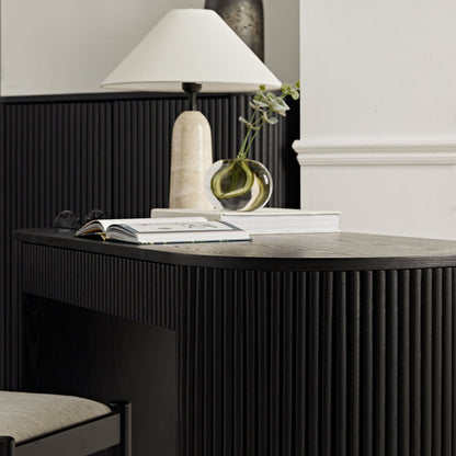 Bureau Maru à 1 tiroir, noir