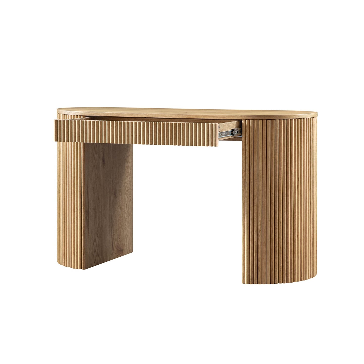 Bureau Maru à 1 tiroir, chêne