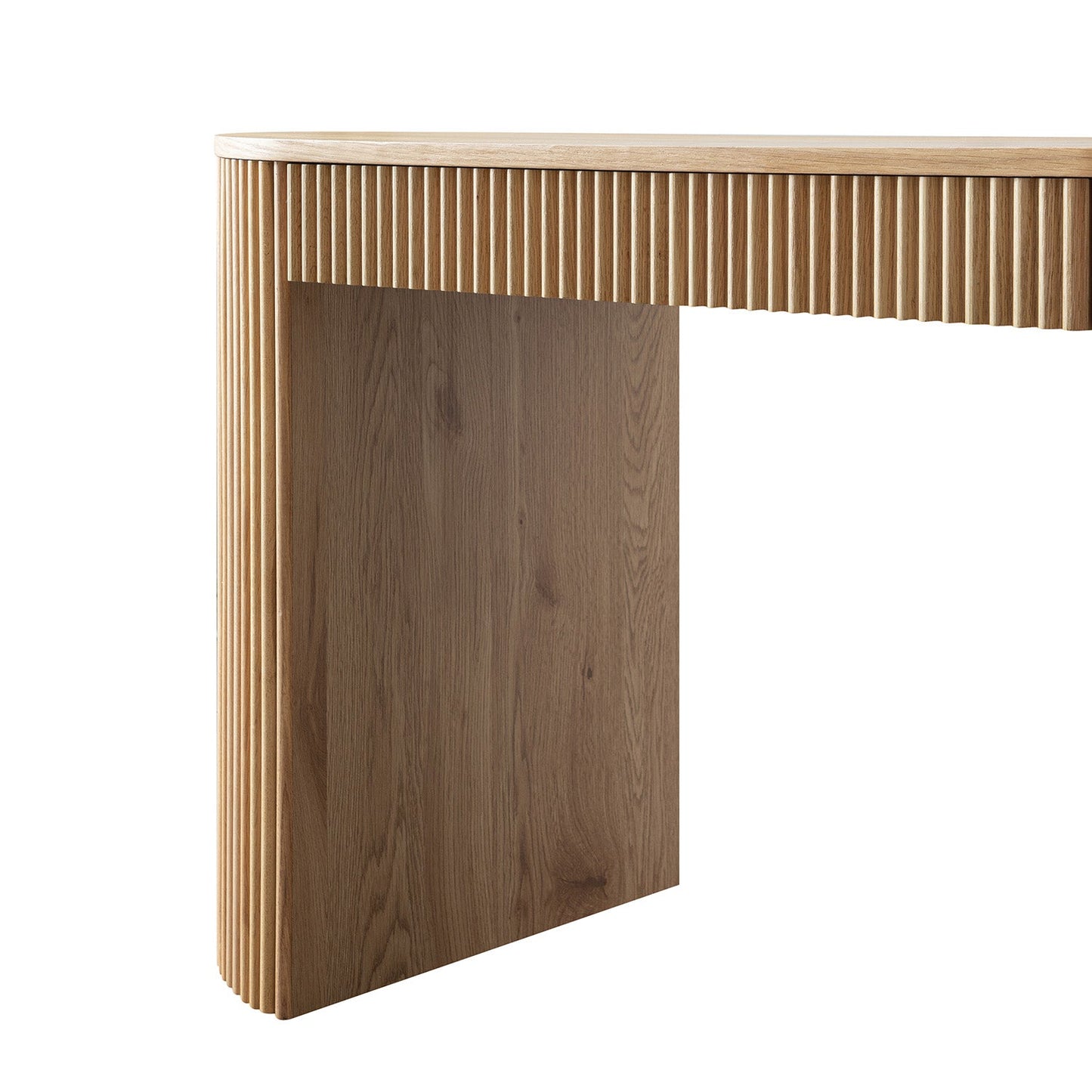 Bureau Maru à 1 tiroir, chêne