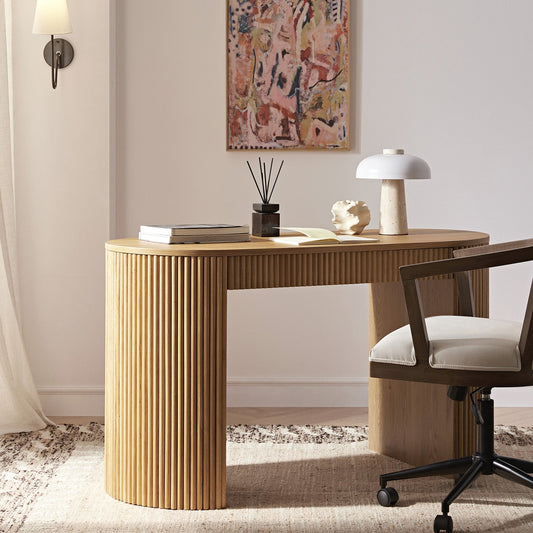 Bureau Maru à 1 tiroir, chêne