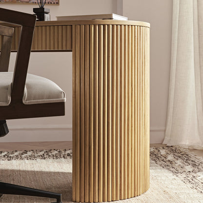 Bureau Maru à 1 tiroir, chêne