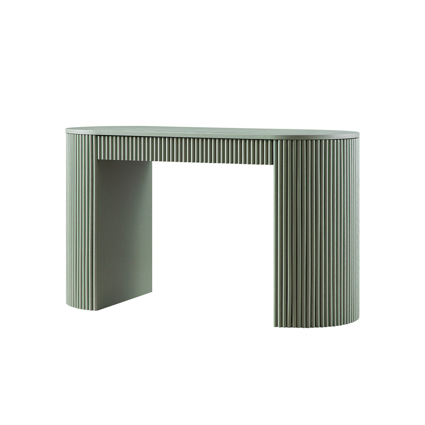 Bureau Maru à 1 tiroir, vert sauge