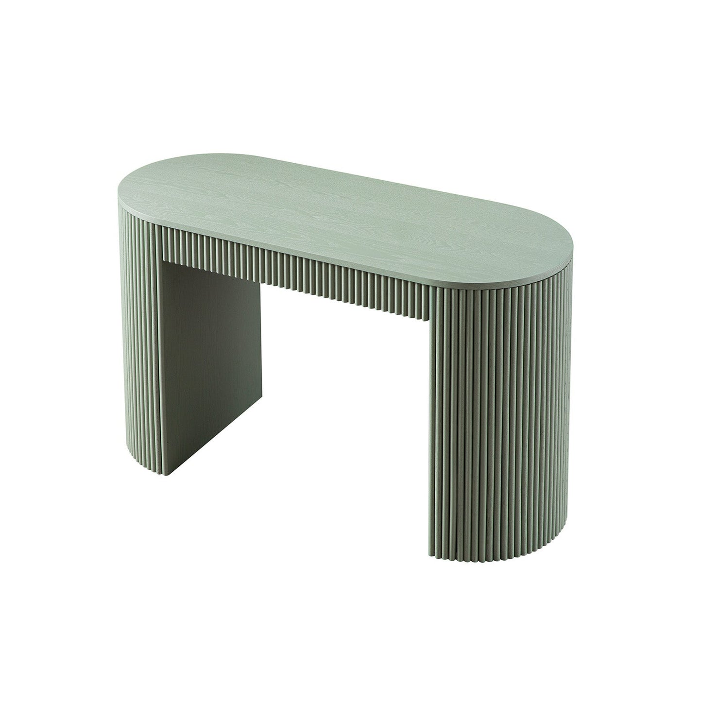 Bureau Maru à 1 tiroir, vert sauge