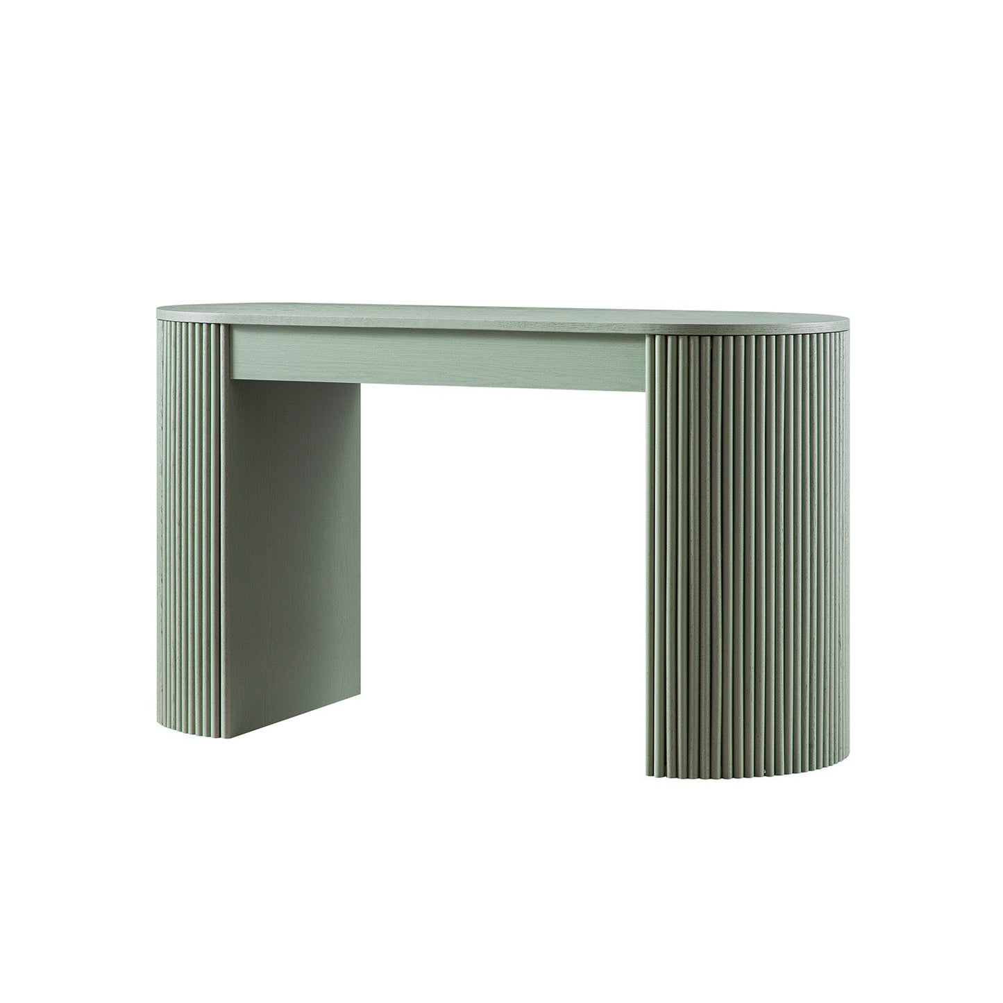 Bureau Maru à 1 tiroir, vert sauge