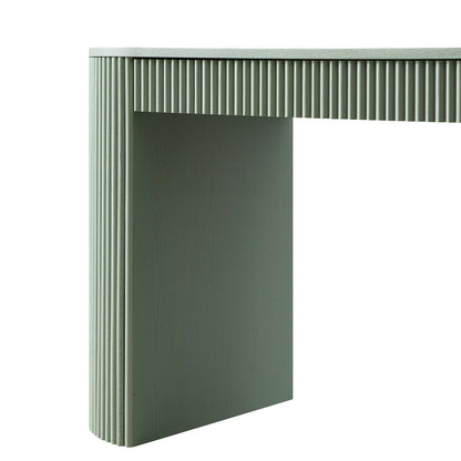 Bureau Maru à 1 tiroir, vert sauge