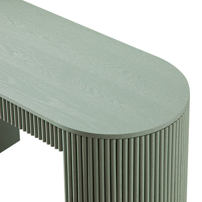 Bureau Maru à 1 tiroir, vert sauge