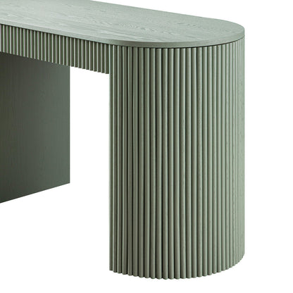 Bureau Maru à 1 tiroir, vert sauge