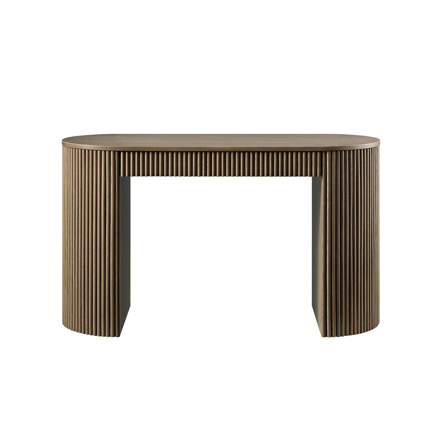 Bureau Maru à 1 tiroir, chêne argenté