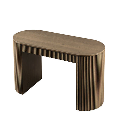 Bureau Maru à 1 tiroir, chêne argenté