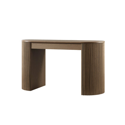 Bureau Maru à 1 tiroir, chêne argenté