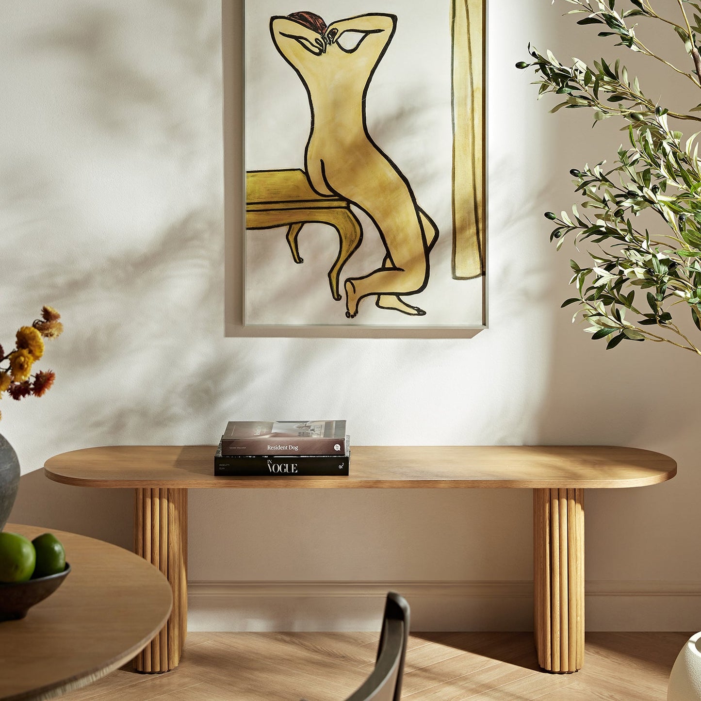 Banc de salle à manger Maru 150 cm, chêne