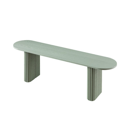 Banc de salle à manger Maru 150 cm, vert sauge