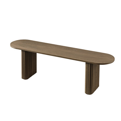 Banc de salle à manger Maru 150 cm, chêne argenté