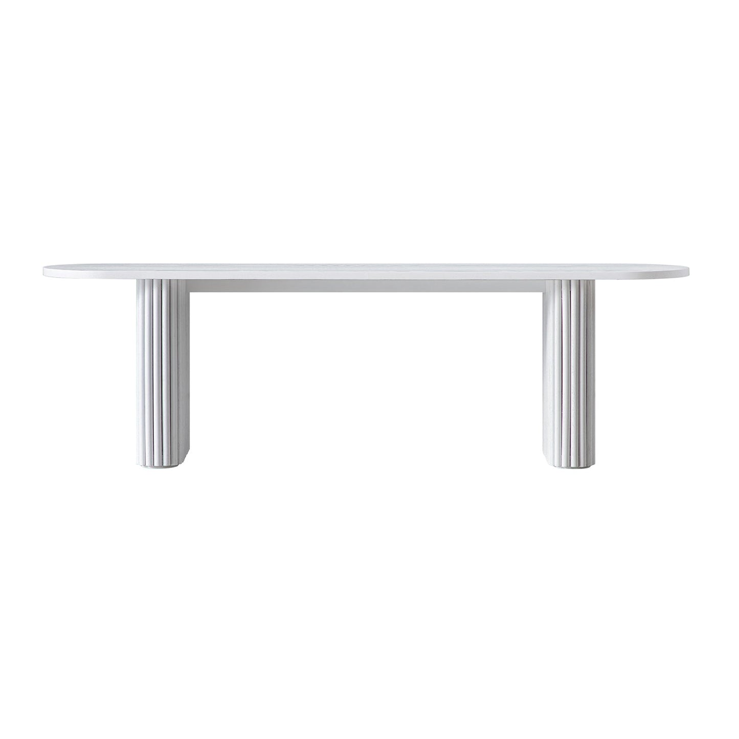 Banc de salle à manger Maru 150 cm, blanc délavé