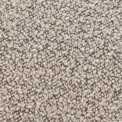 Canapé 2 places KINWELL en tissu bouclé avec coussins