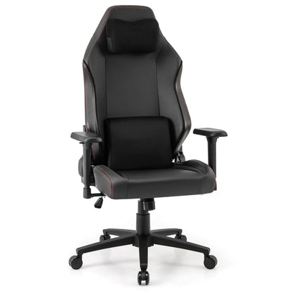 Fauteuil de jeu Costway ergonomique à dossier haut avec fonction bascule - Voir les détails