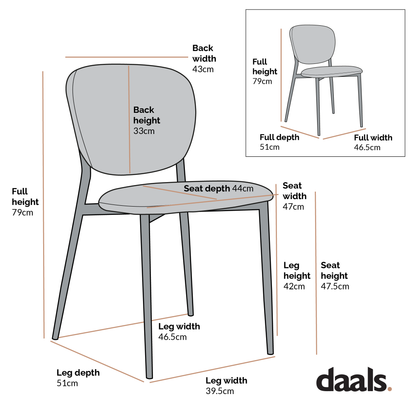 Ensemble de 2 chaises de salle à manger rembourrées en tissu gris clair Kelmarsh