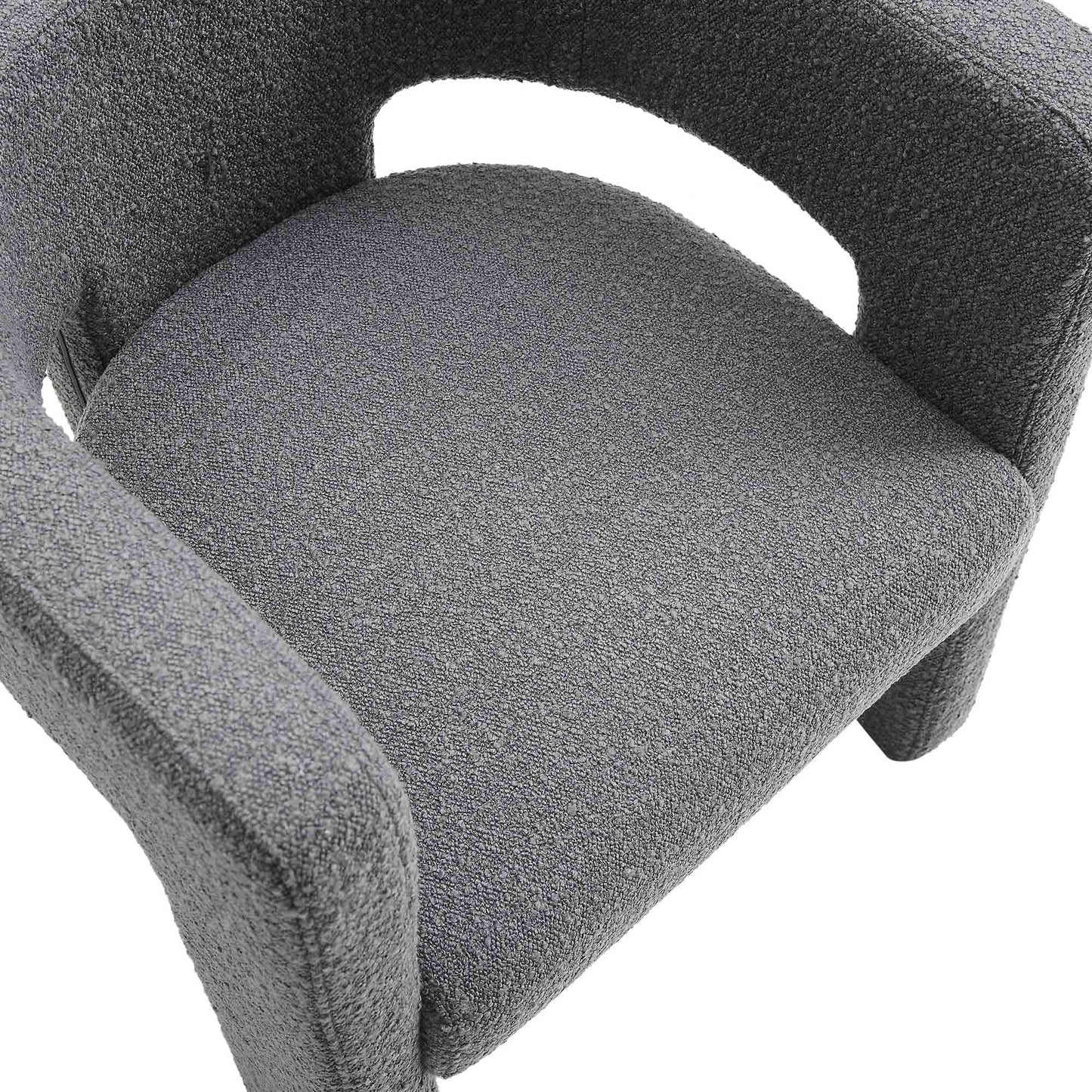 Chaise de salle à manger Greenwich Charcoal Boucle