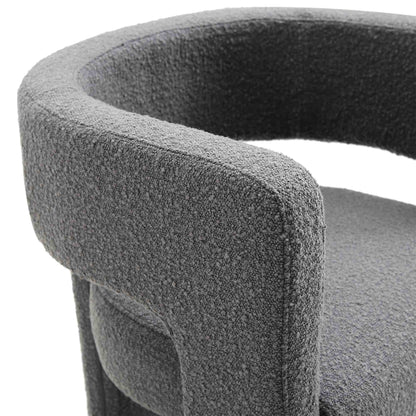 Chaise de salle à manger Greenwich Charcoal Boucle