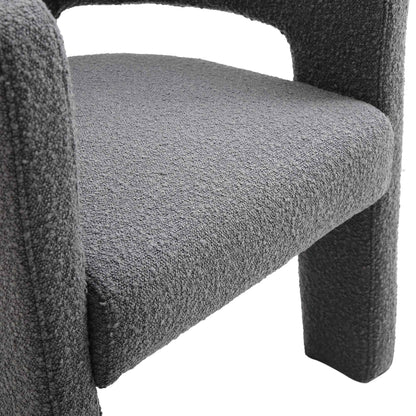 Chaise de salle à manger Greenwich Charcoal Boucle