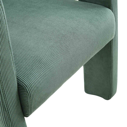 Chaise de salle à manger en velours côtelé vert sauge Greenwich