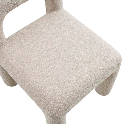 Chaise de salle à manger Libby Taupe clair Boucle