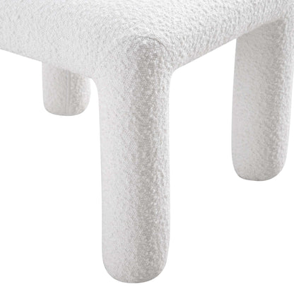 Chaise de salle à manger Libby White Boucle