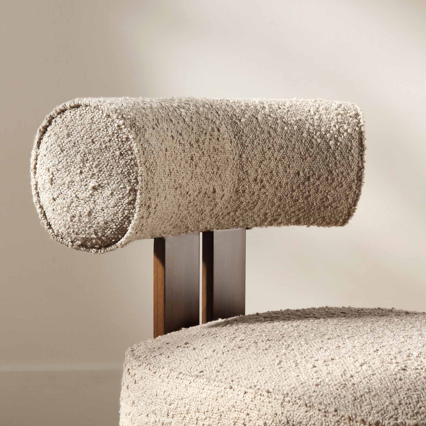 Chaise de salle à manger Ophelia Taupe Boucle