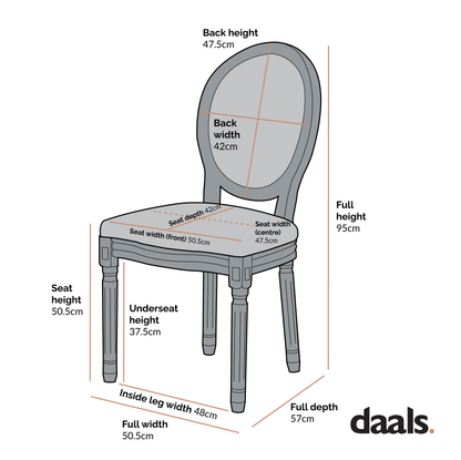 Lot de 2 chaises de salle à manger classiques en bois blanchi à la chaux Lainston, gris
