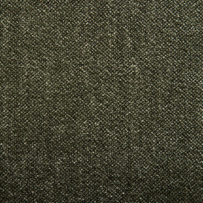 Ensemble de 2 chaises de salle à manger Ludlow, chenille vert forêt | Noyer foncé