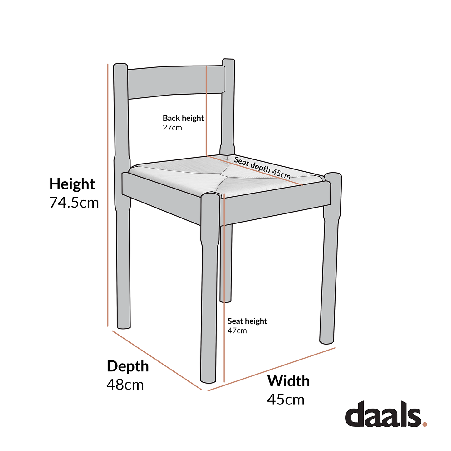 Chaise de salle à manger 2 en 1 Minley, taupe clair brillant