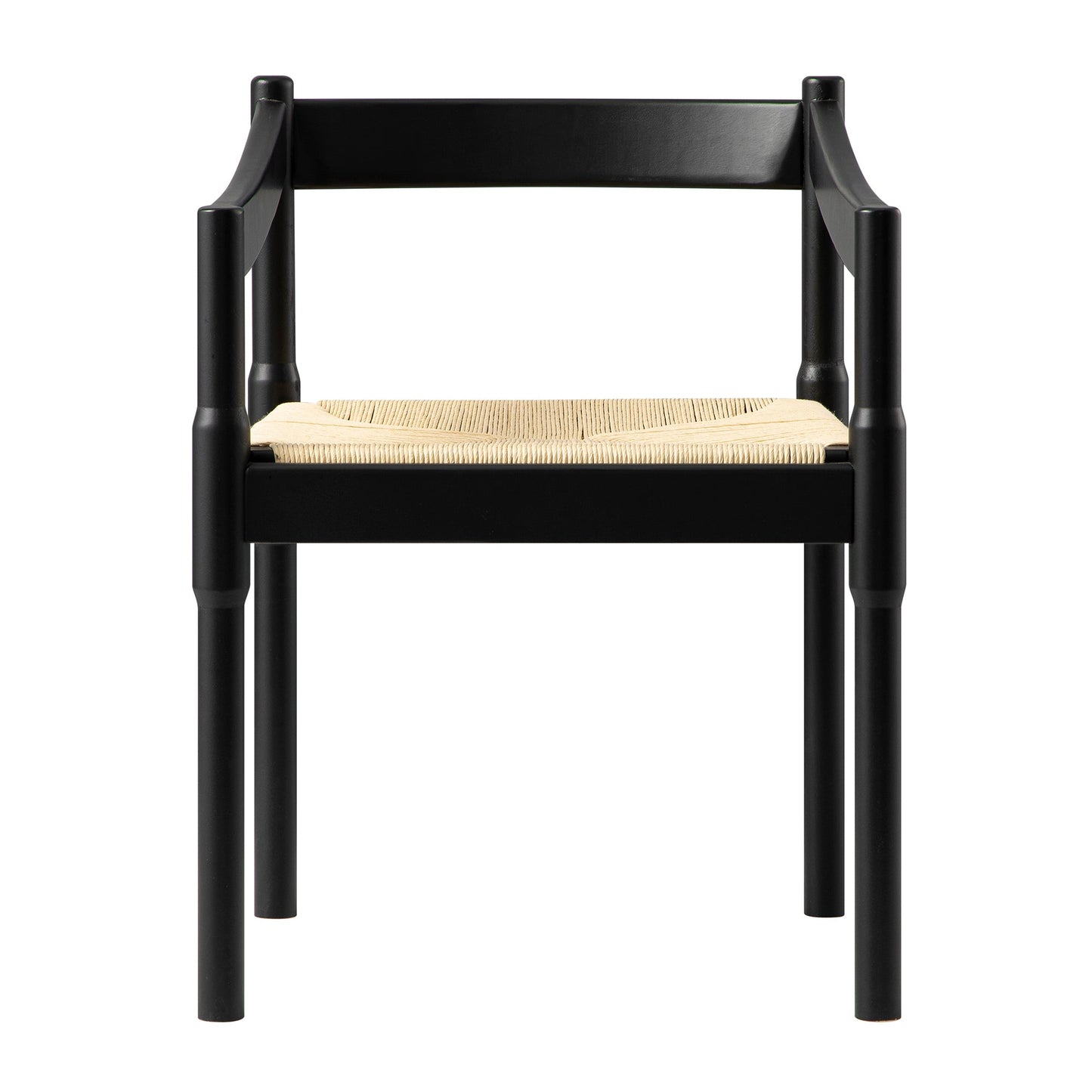 Chaise Carver 2 en 1 Minley, noir mat