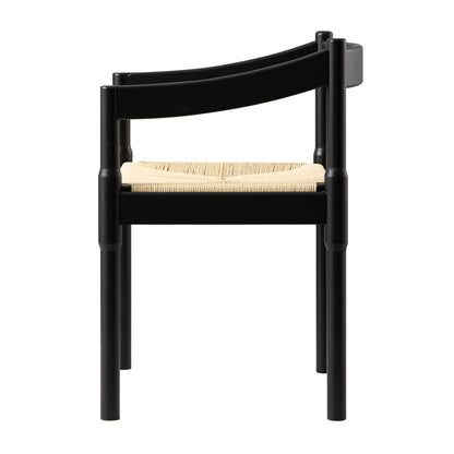 Chaise Carver 2 en 1 Minley, noir mat