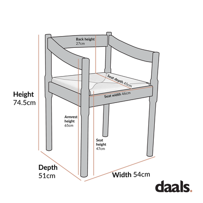 Chaise Carver 2 en 1 Minley, noir mat