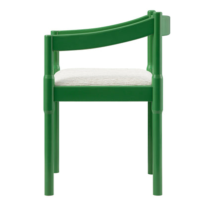 Chaise Carver 2 en 1 Minley, vert palmier brillant