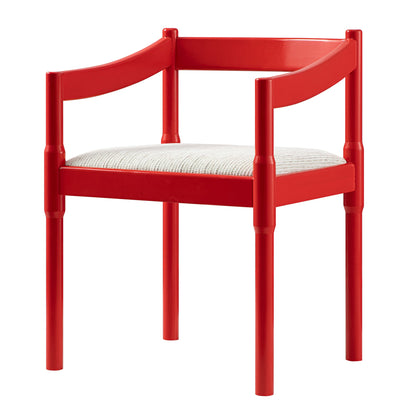 Chaise Carver 2 en 1 Minley, rouge brillant