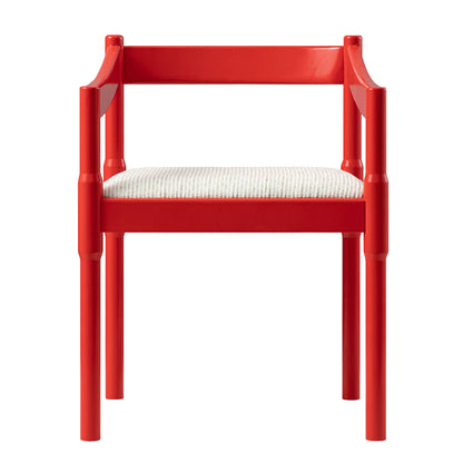 Chaise Carver 2 en 1 Minley, rouge brillant