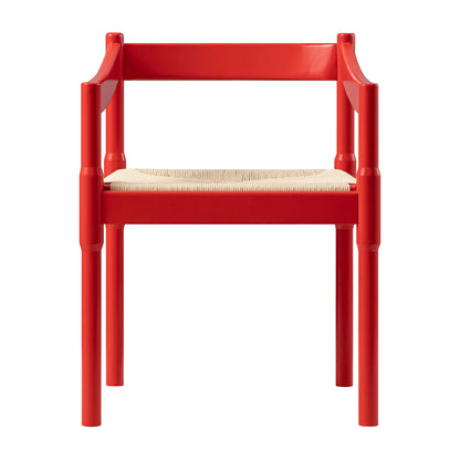 Chaise Carver 2 en 1 Minley, rouge brillant