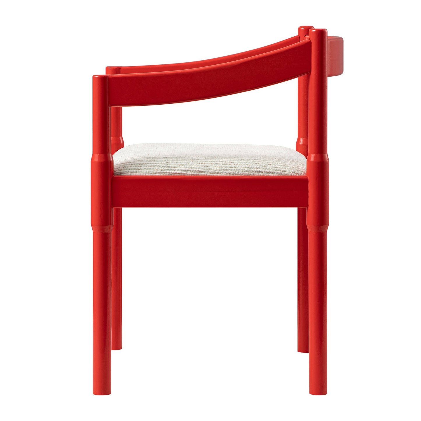 Chaise Carver 2 en 1 Minley, rouge brillant