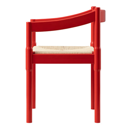 Chaise Carver 2 en 1 Minley, rouge brillant
