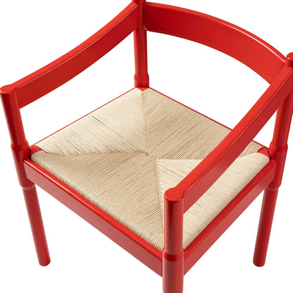 Chaise Carver 2 en 1 Minley, rouge brillant