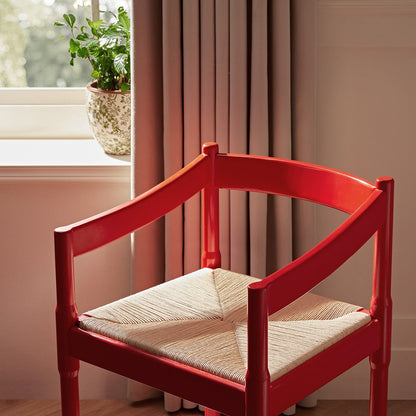 Chaise Carver 2 en 1 Minley, rouge brillant