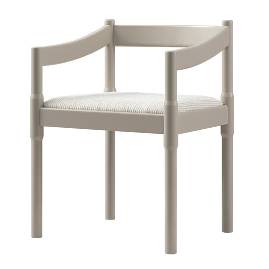 Chaise Carver 2 en 1 Minley, taupe clair brillant