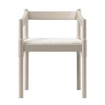 Chaise Carver 2 en 1 Minley, taupe clair brillant