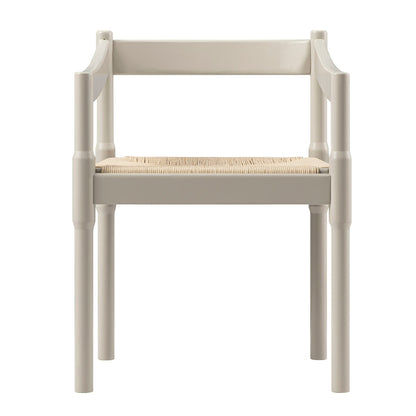 Chaise Carver 2 en 1 Minley, taupe clair brillant