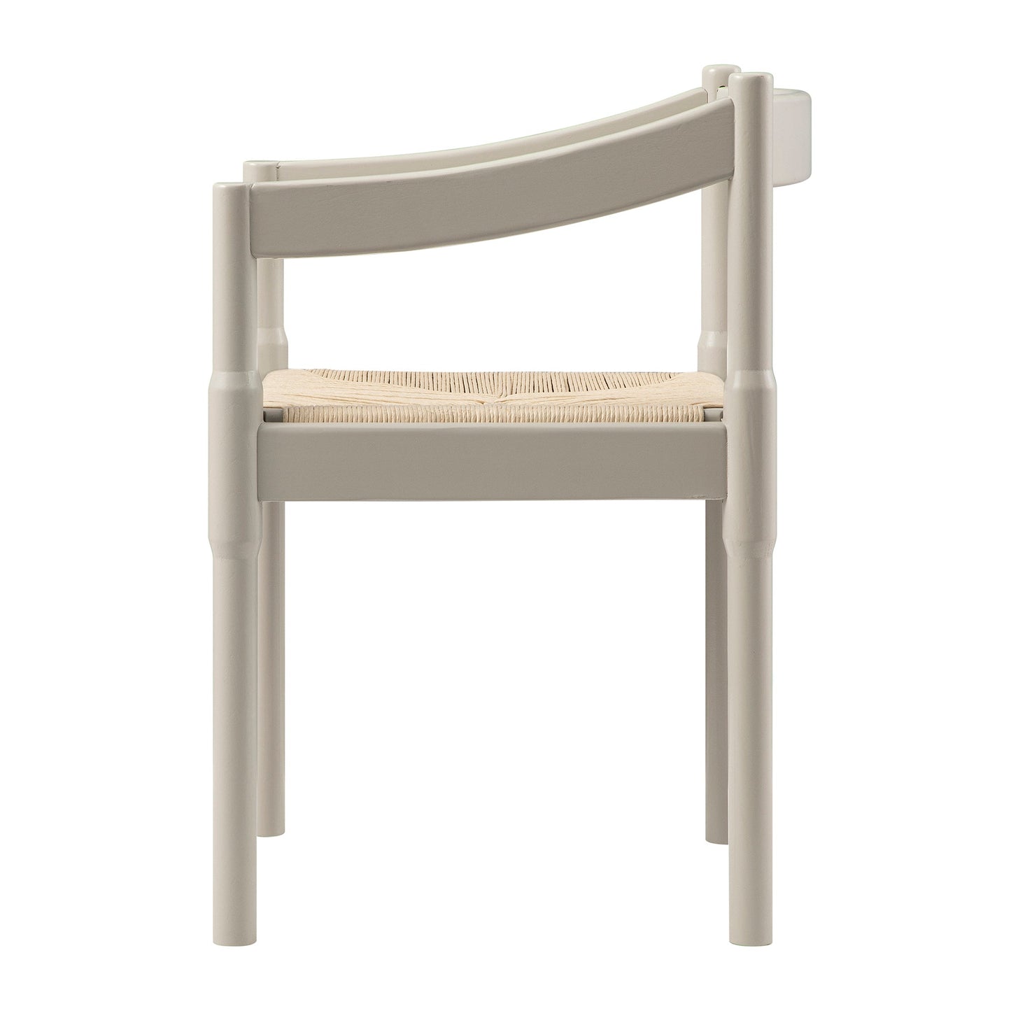 Chaise Carver 2 en 1 Minley, taupe clair brillant