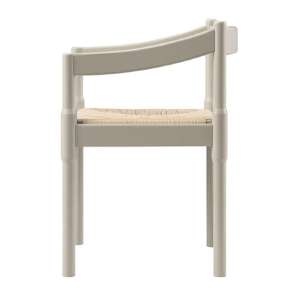 Chaise Carver 2 en 1 Minley, taupe clair brillant